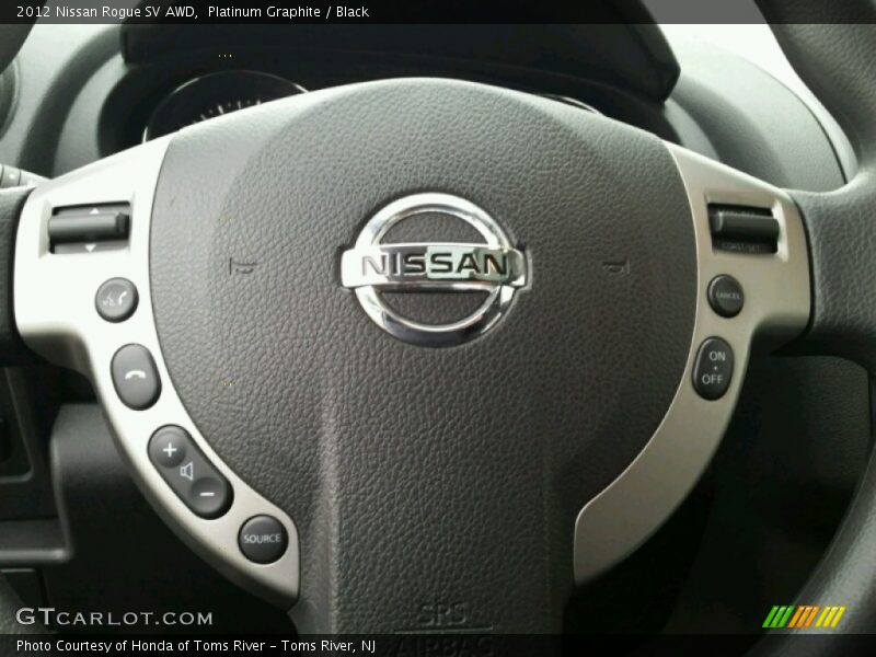 Platinum Graphite / Black 2012 Nissan Rogue SV AWD
