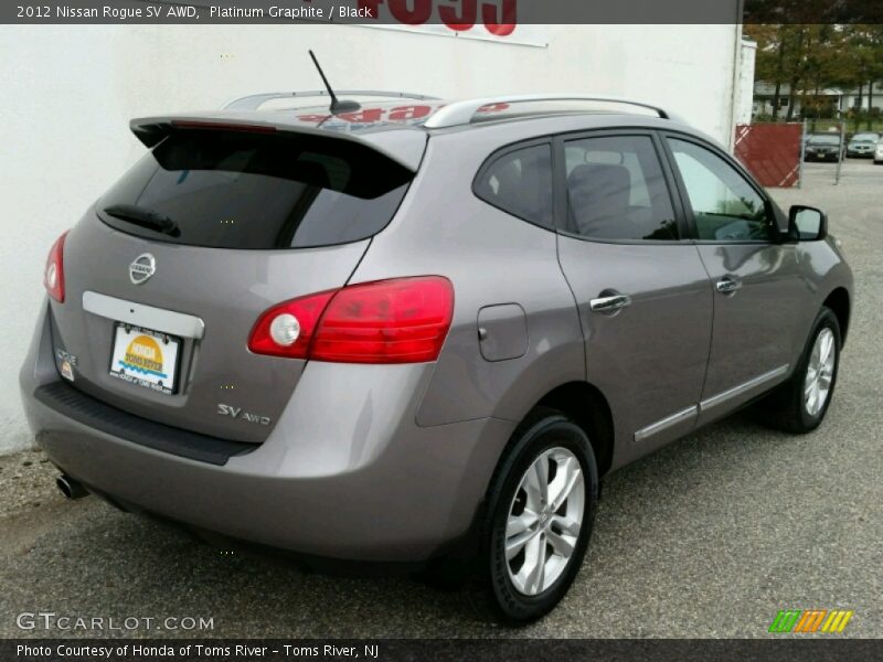 Platinum Graphite / Black 2012 Nissan Rogue SV AWD