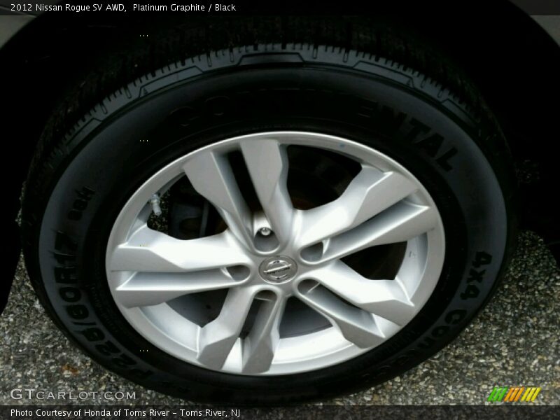 Platinum Graphite / Black 2012 Nissan Rogue SV AWD