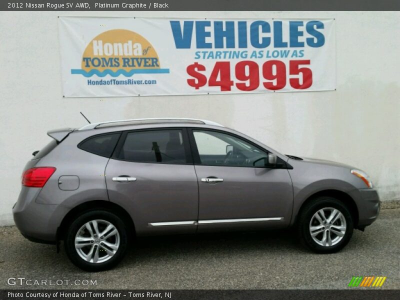 Platinum Graphite / Black 2012 Nissan Rogue SV AWD