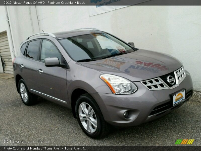 Platinum Graphite / Black 2012 Nissan Rogue SV AWD