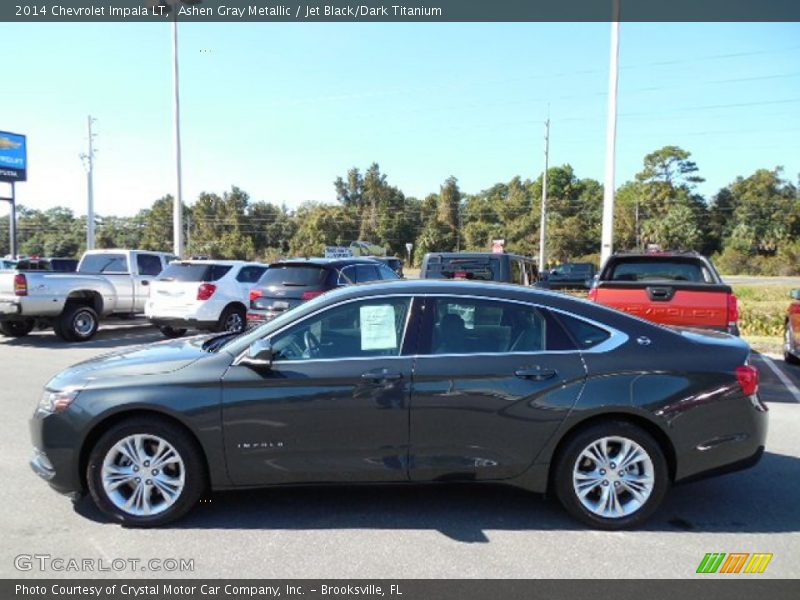 Ashen Gray Metallic / Jet Black/Dark Titanium 2014 Chevrolet Impala LT