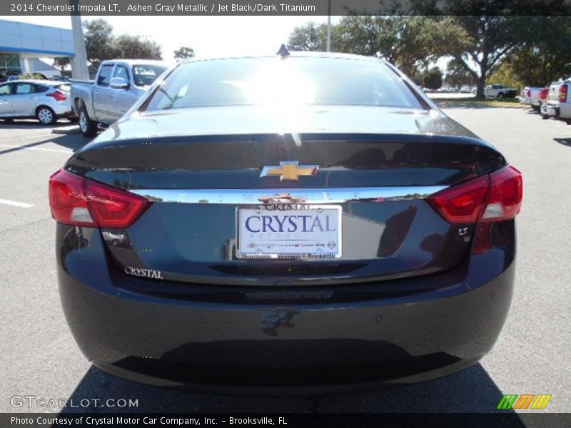 Ashen Gray Metallic / Jet Black/Dark Titanium 2014 Chevrolet Impala LT