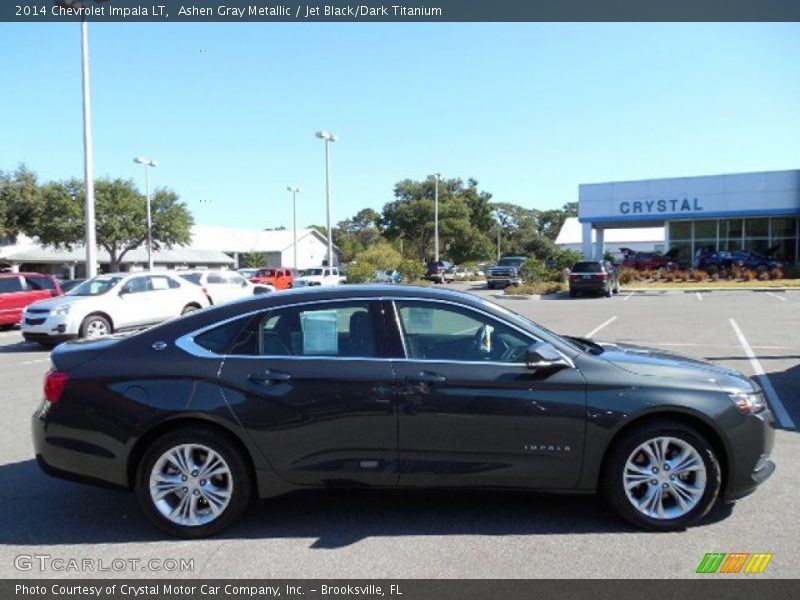 Ashen Gray Metallic / Jet Black/Dark Titanium 2014 Chevrolet Impala LT