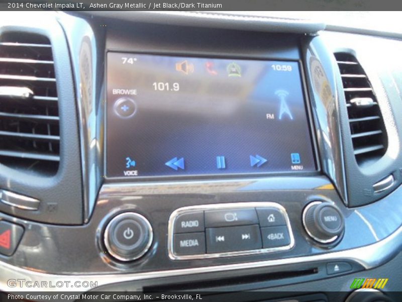 Ashen Gray Metallic / Jet Black/Dark Titanium 2014 Chevrolet Impala LT