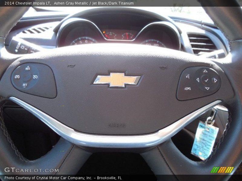 Ashen Gray Metallic / Jet Black/Dark Titanium 2014 Chevrolet Impala LT