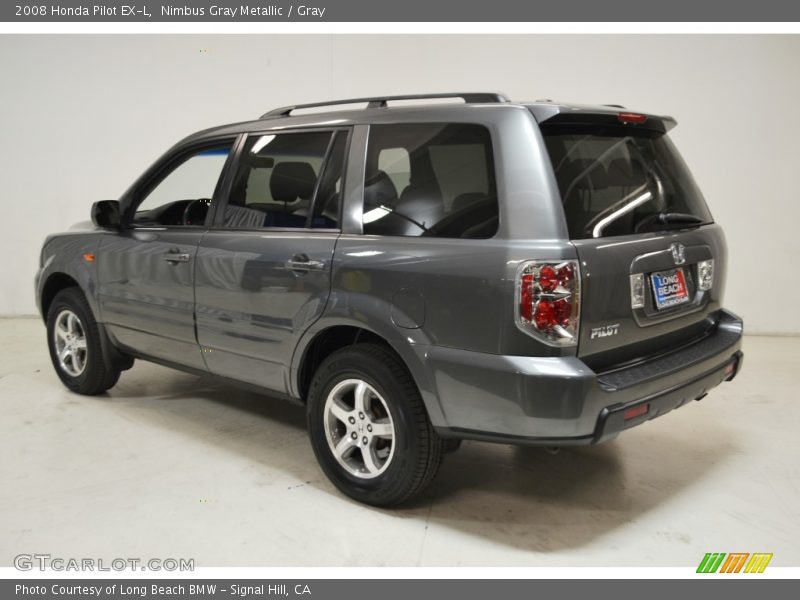 Nimbus Gray Metallic / Gray 2008 Honda Pilot EX-L