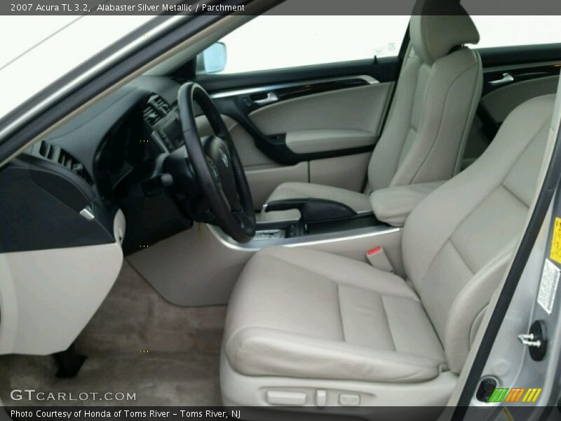 Alabaster Silver Metallic / Parchment 2007 Acura TL 3.2