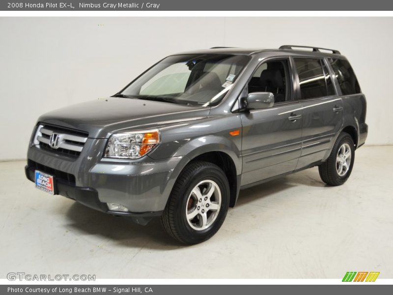 Nimbus Gray Metallic / Gray 2008 Honda Pilot EX-L