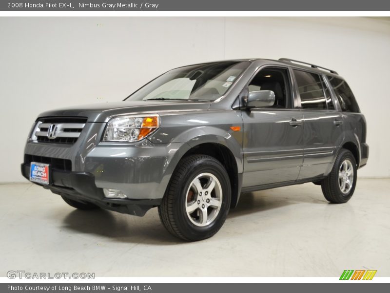 Nimbus Gray Metallic / Gray 2008 Honda Pilot EX-L