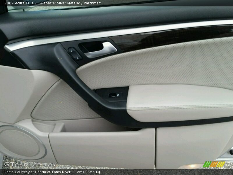 Alabaster Silver Metallic / Parchment 2007 Acura TL 3.2