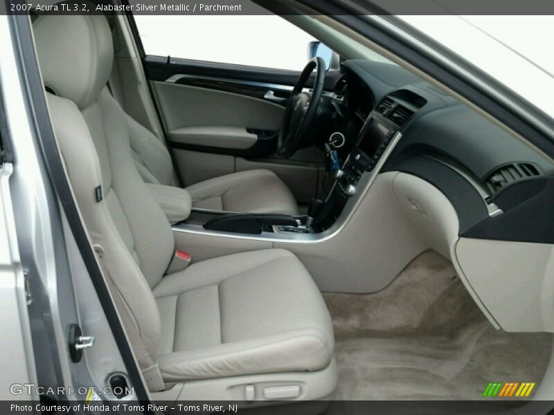 Alabaster Silver Metallic / Parchment 2007 Acura TL 3.2