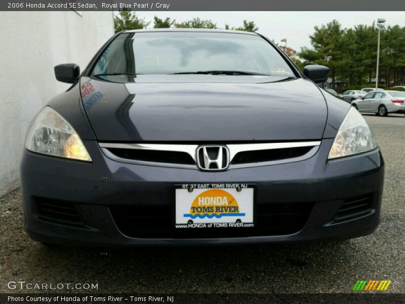 Royal Blue Pearl / Gray 2006 Honda Accord SE Sedan