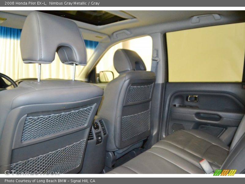 Nimbus Gray Metallic / Gray 2008 Honda Pilot EX-L