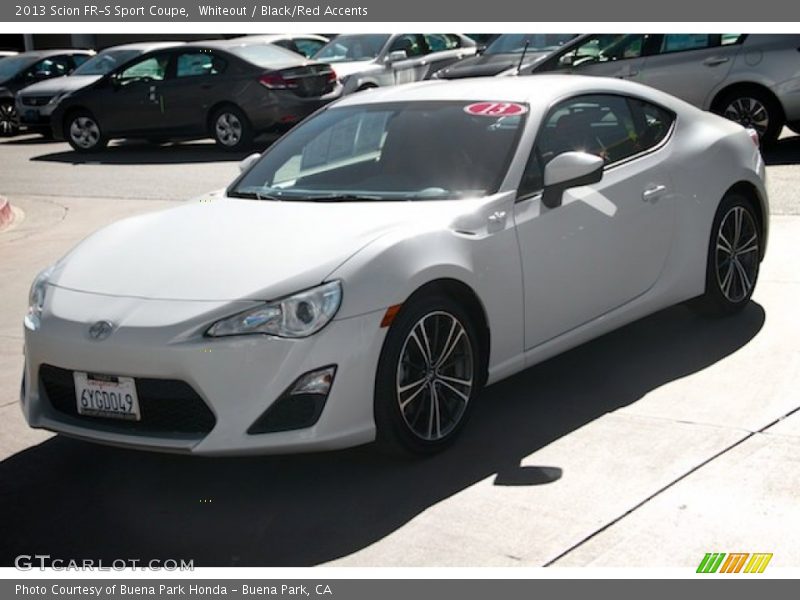 Whiteout / Black/Red Accents 2013 Scion FR-S Sport Coupe