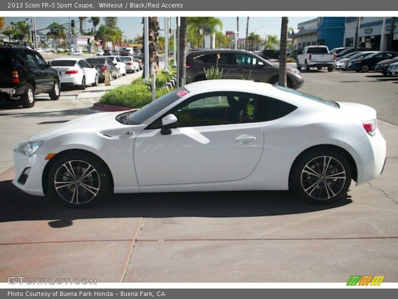 Whiteout / Black/Red Accents 2013 Scion FR-S Sport Coupe