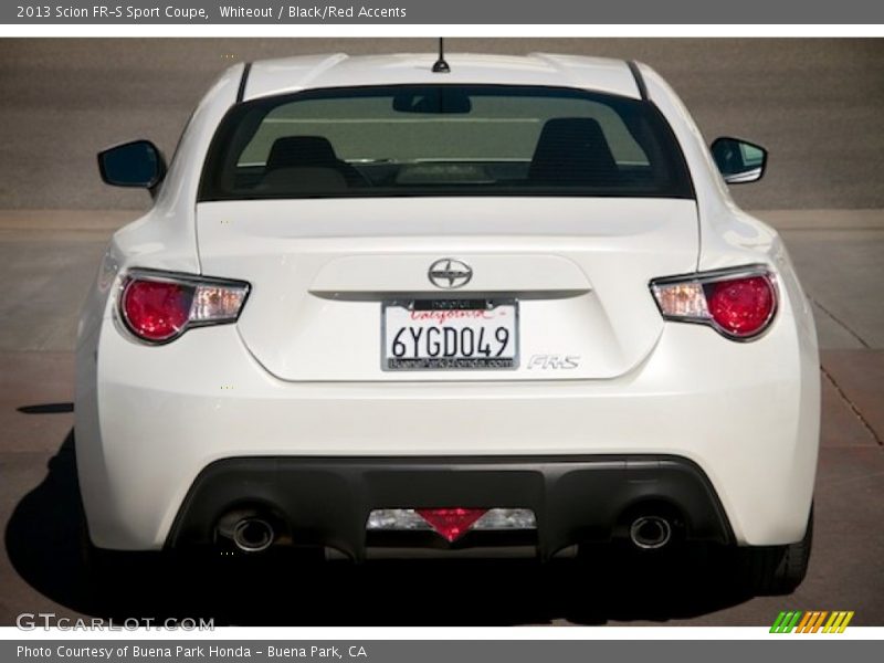 Whiteout / Black/Red Accents 2013 Scion FR-S Sport Coupe