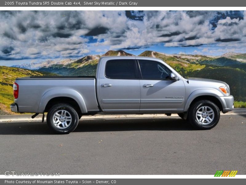 Silver Sky Metallic / Dark Gray 2005 Toyota Tundra SR5 Double Cab 4x4