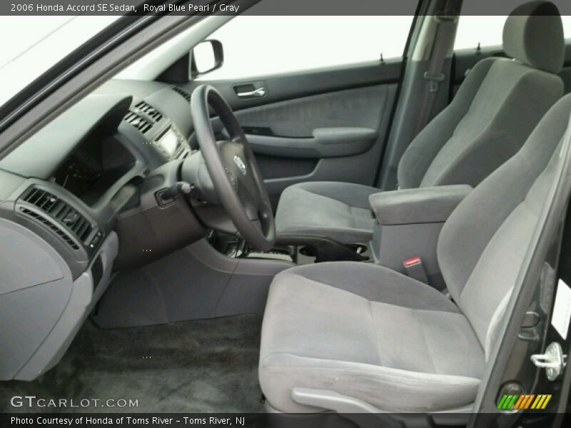 Royal Blue Pearl / Gray 2006 Honda Accord SE Sedan