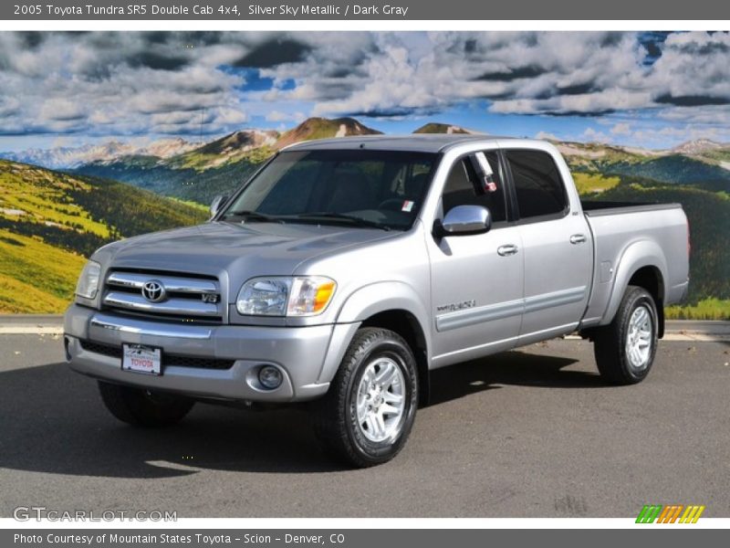 Silver Sky Metallic / Dark Gray 2005 Toyota Tundra SR5 Double Cab 4x4