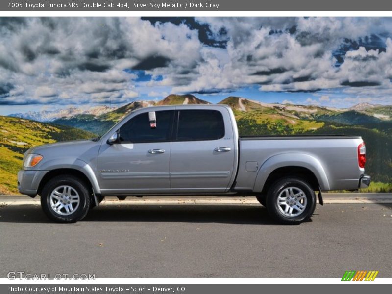 Silver Sky Metallic / Dark Gray 2005 Toyota Tundra SR5 Double Cab 4x4
