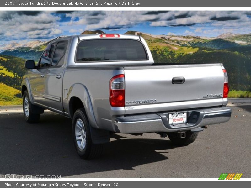 Silver Sky Metallic / Dark Gray 2005 Toyota Tundra SR5 Double Cab 4x4