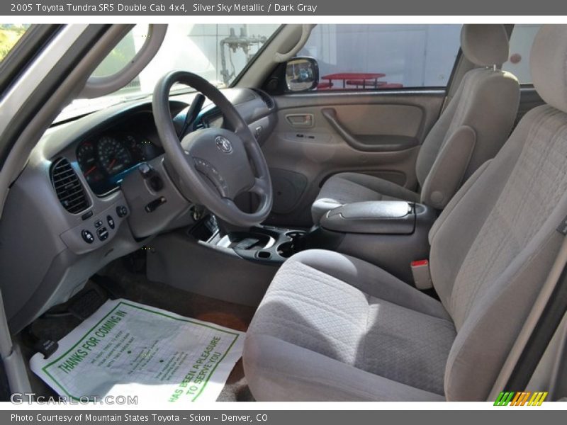 Silver Sky Metallic / Dark Gray 2005 Toyota Tundra SR5 Double Cab 4x4