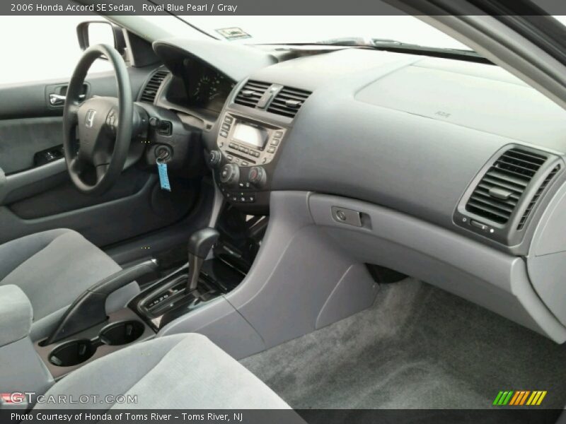 Royal Blue Pearl / Gray 2006 Honda Accord SE Sedan