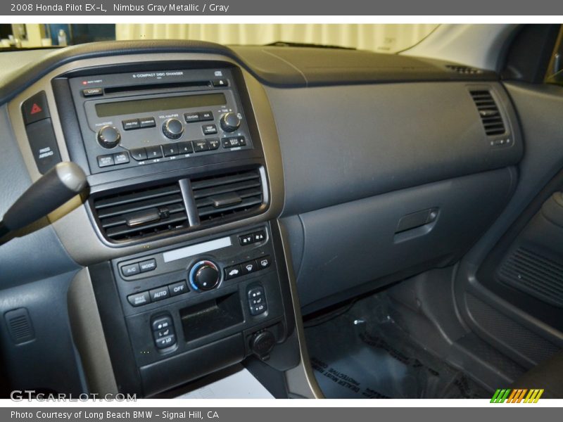 Nimbus Gray Metallic / Gray 2008 Honda Pilot EX-L