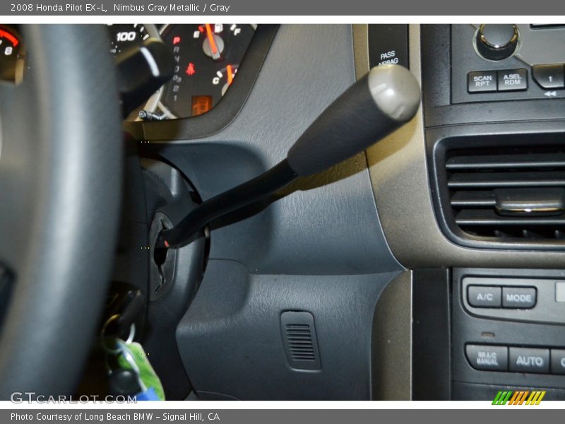 Nimbus Gray Metallic / Gray 2008 Honda Pilot EX-L