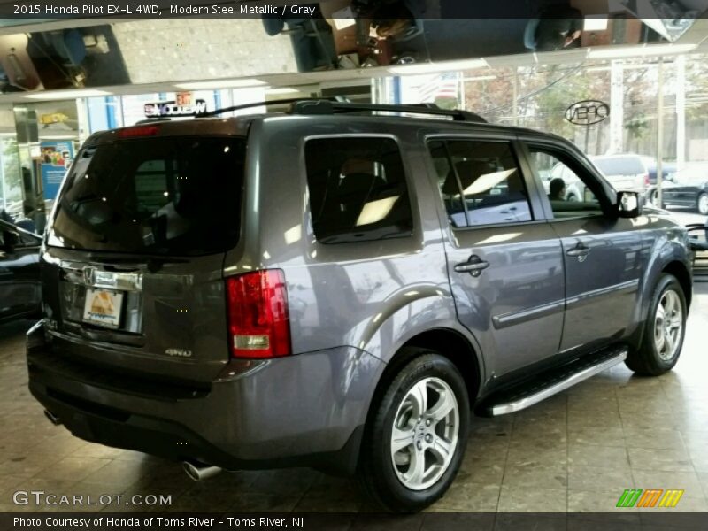 Modern Steel Metallic / Gray 2015 Honda Pilot EX-L 4WD