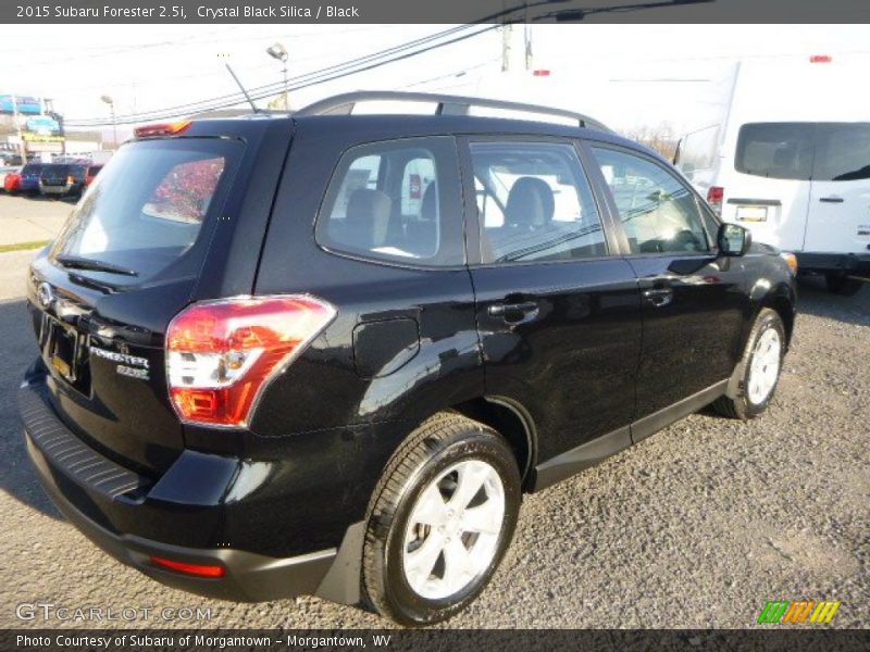 Crystal Black Silica / Black 2015 Subaru Forester 2.5i