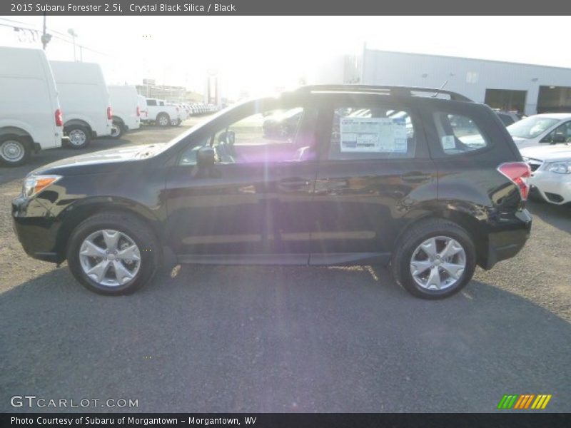 Crystal Black Silica / Black 2015 Subaru Forester 2.5i