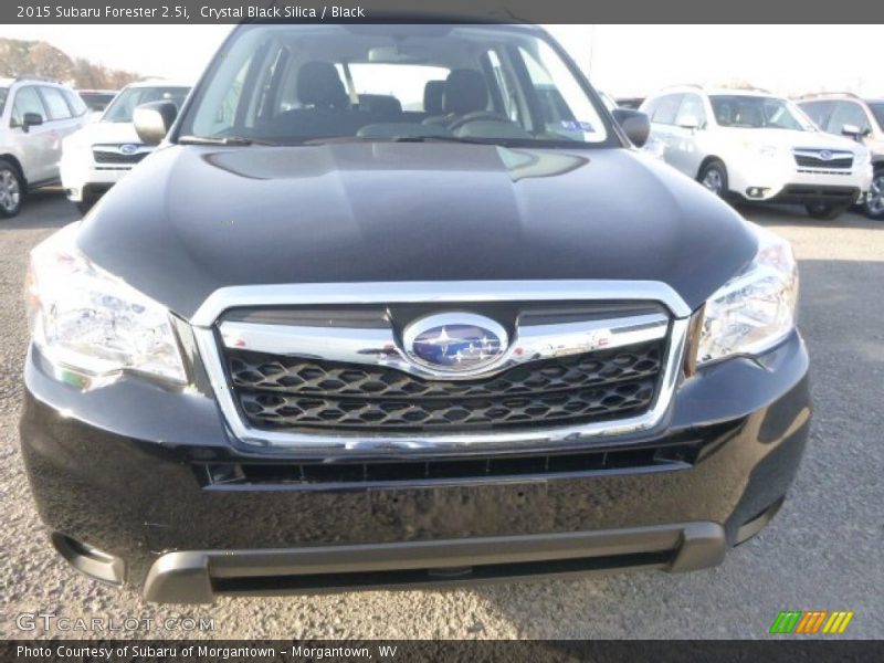 Crystal Black Silica / Black 2015 Subaru Forester 2.5i