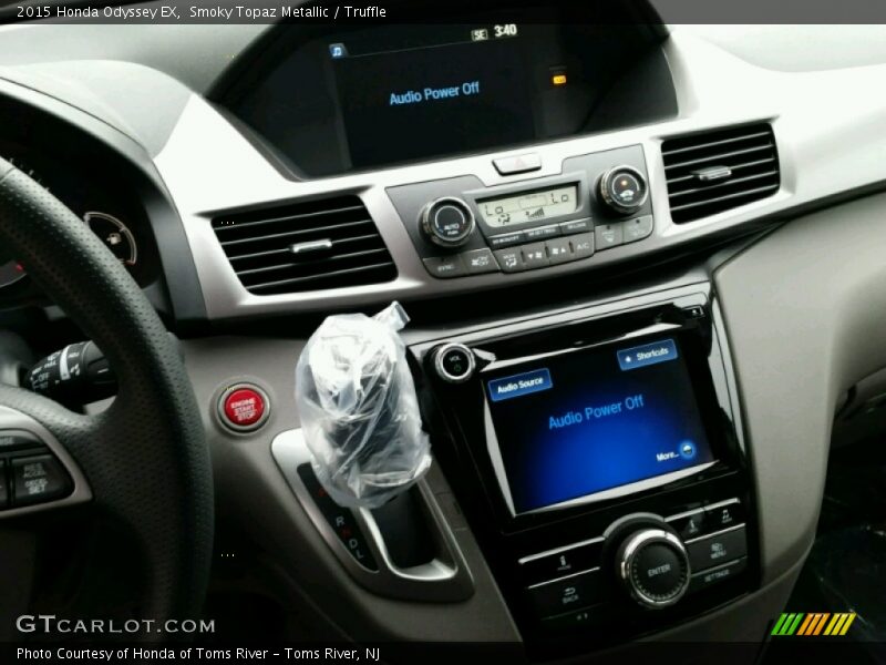 Smoky Topaz Metallic / Truffle 2015 Honda Odyssey EX