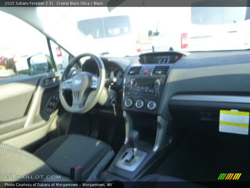 Crystal Black Silica / Black 2015 Subaru Forester 2.5i