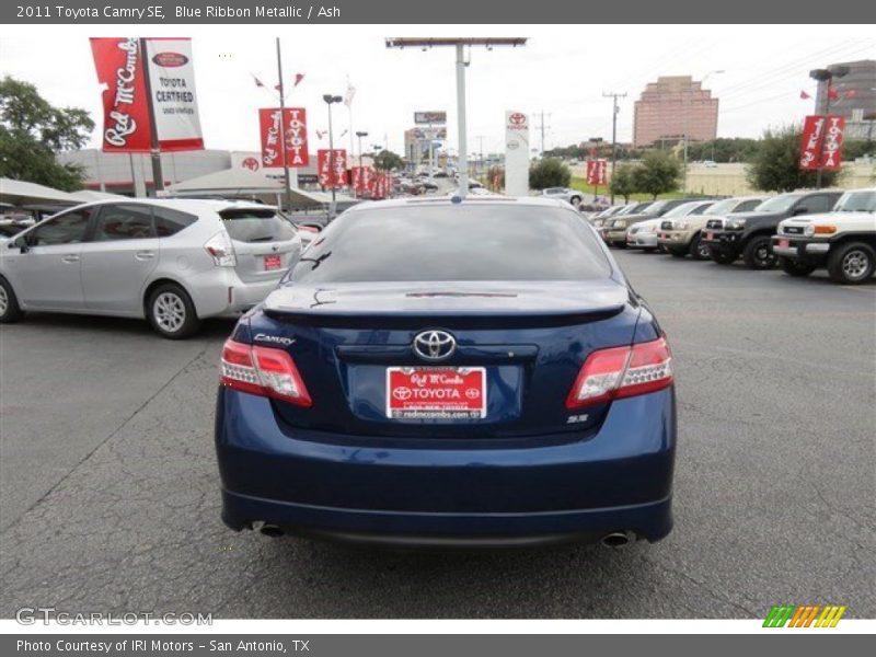 Blue Ribbon Metallic / Ash 2011 Toyota Camry SE