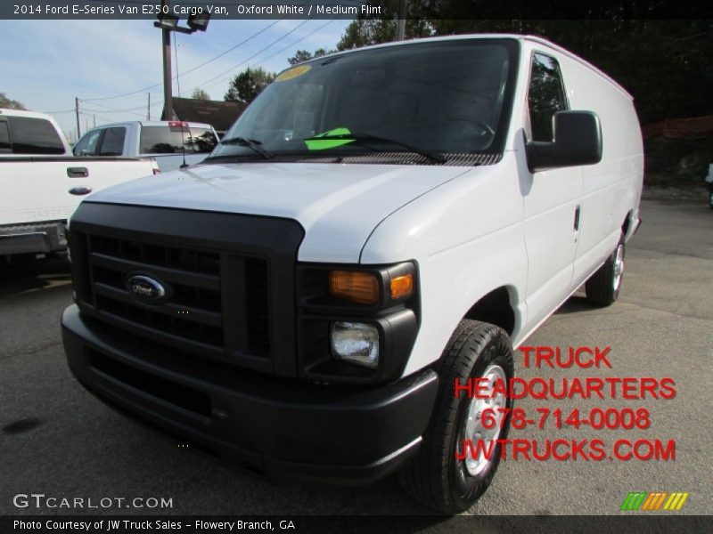 Oxford White / Medium Flint 2014 Ford E-Series Van E250 Cargo Van