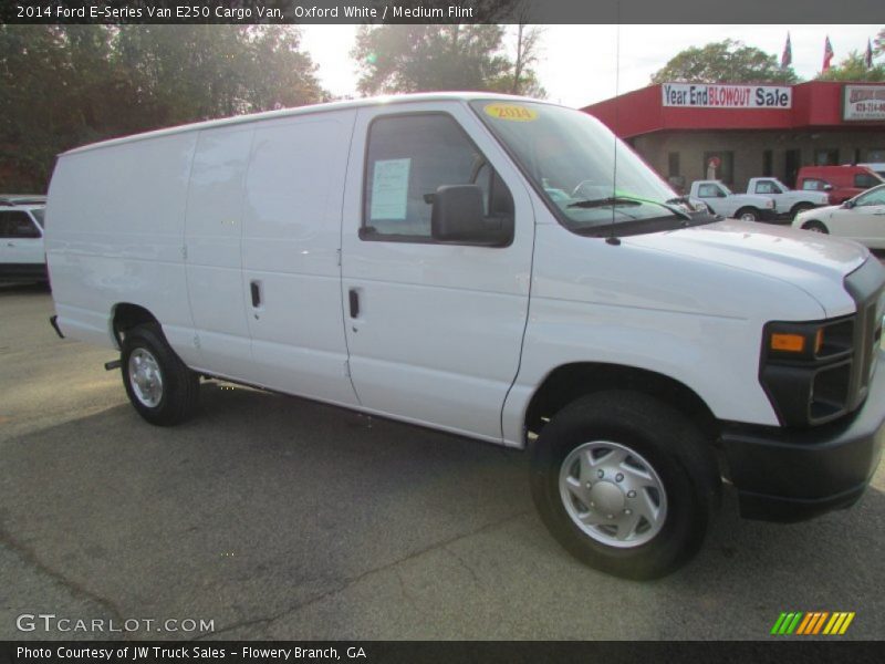 Oxford White / Medium Flint 2014 Ford E-Series Van E250 Cargo Van