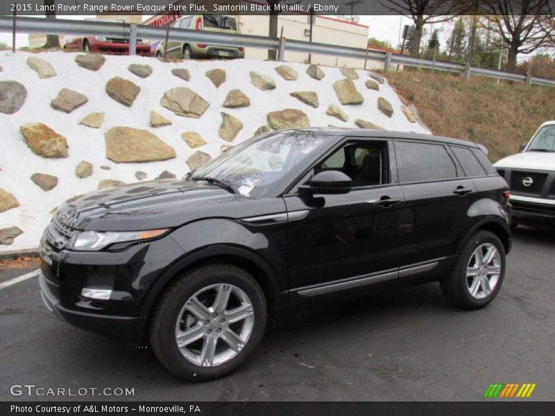 Santorini Black Metallic / Ebony 2015 Land Rover Range Rover Evoque Pure Plus