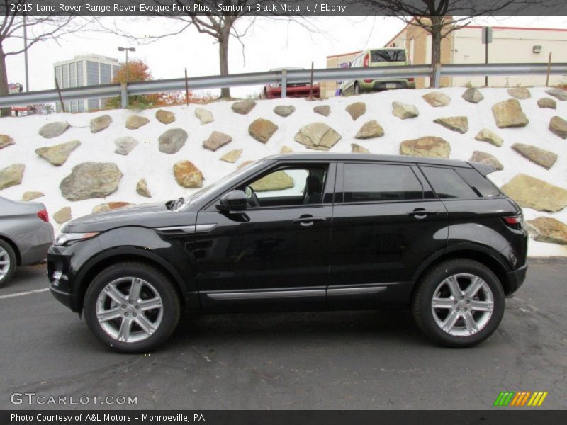 Santorini Black Metallic / Ebony 2015 Land Rover Range Rover Evoque Pure Plus