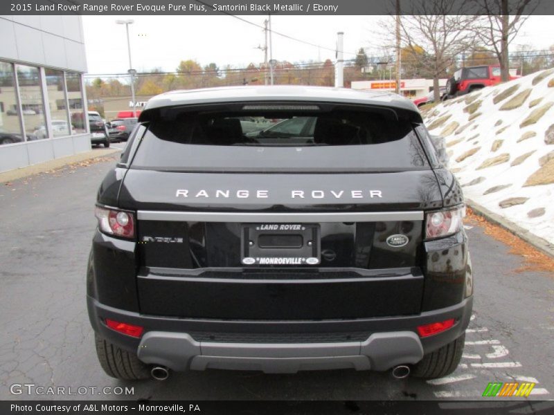 Santorini Black Metallic / Ebony 2015 Land Rover Range Rover Evoque Pure Plus
