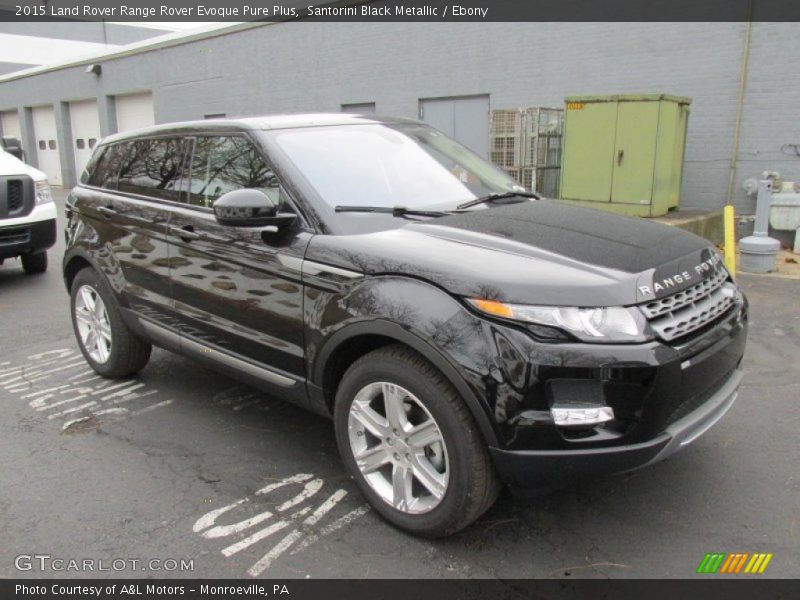 Santorini Black Metallic / Ebony 2015 Land Rover Range Rover Evoque Pure Plus