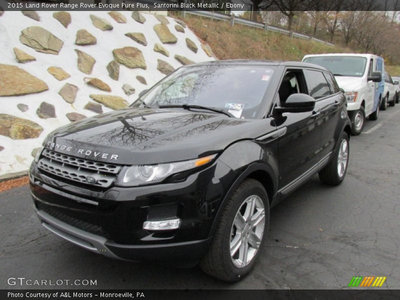 Santorini Black Metallic / Ebony 2015 Land Rover Range Rover Evoque Pure Plus