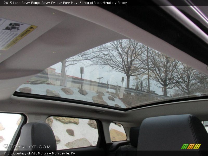 Santorini Black Metallic / Ebony 2015 Land Rover Range Rover Evoque Pure Plus