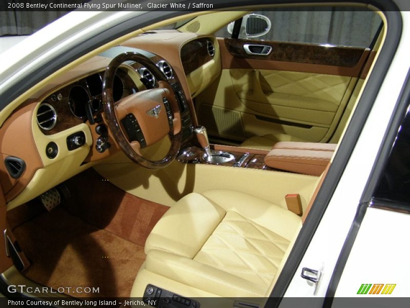 Glacier White / Saffron 2008 Bentley Continental Flying Spur Mulliner