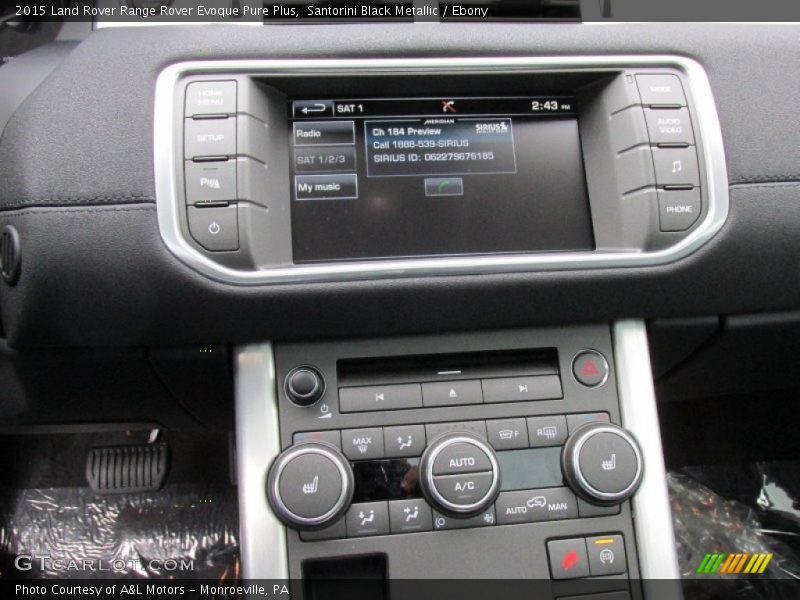 Controls of 2015 Range Rover Evoque Pure Plus