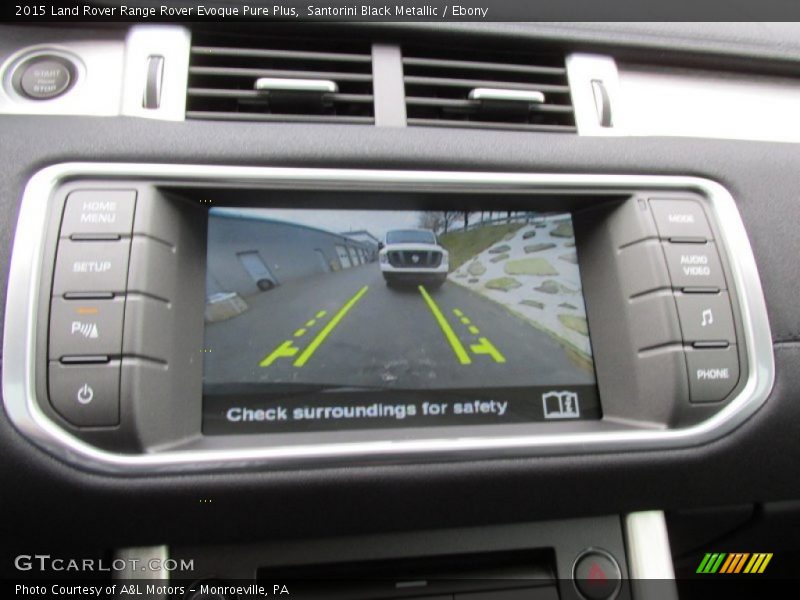 Santorini Black Metallic / Ebony 2015 Land Rover Range Rover Evoque Pure Plus