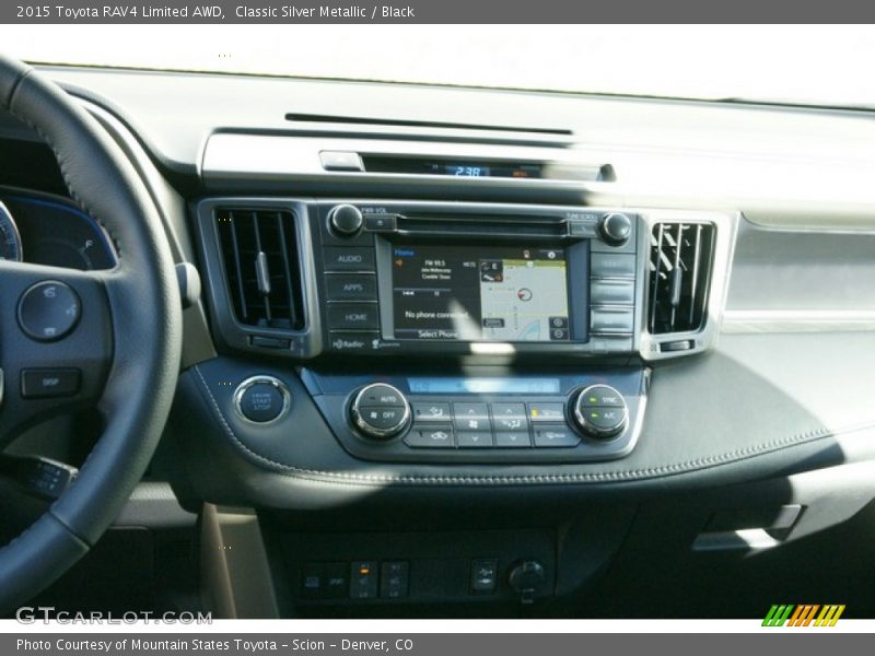 Classic Silver Metallic / Black 2015 Toyota RAV4 Limited AWD