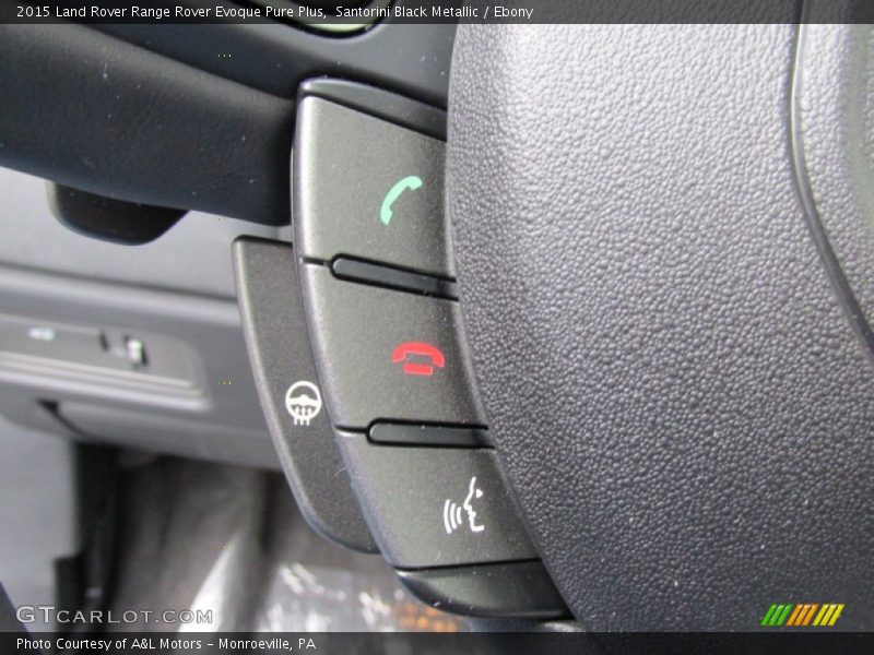 Controls of 2015 Range Rover Evoque Pure Plus